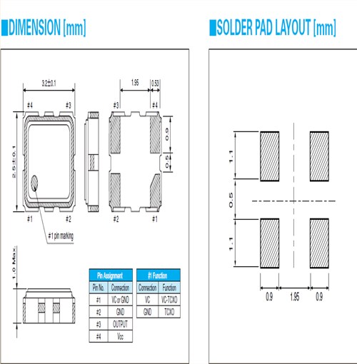 西鐵城晶振,貼片晶振,CSX-325T晶振,CSX325T13.000M2-UT10晶振