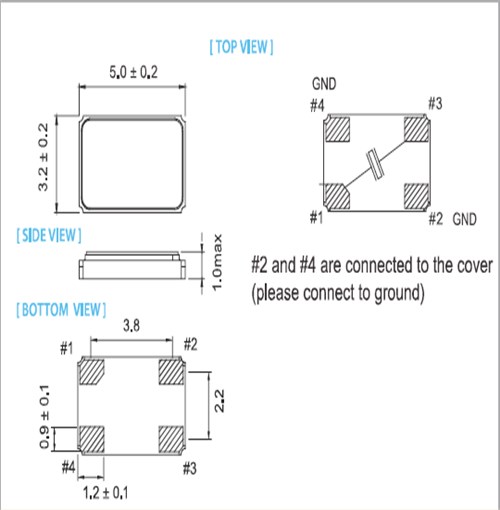 5032mm\XVBCCLNANF-20.000000\-40°C~85℃\GPS定位系統(tǒng)