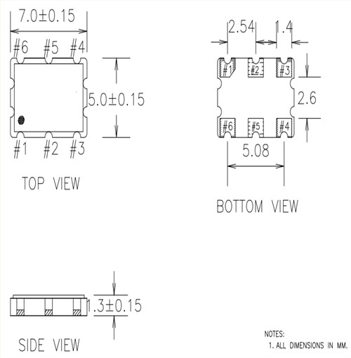 XUL736125.000JU6I,XUL低相位晶振,瑞薩差分振蕩器,6G交換機(jī)晶振