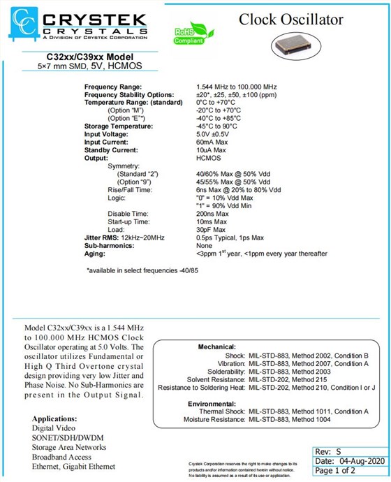 C32xx，C39xx規(guī)格