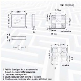 C32石英諧振器,CORE科爾晶振,無(wú)源貼片晶體,進(jìn)口無(wú)源晶振
