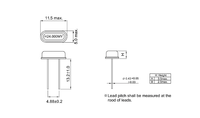 AT-49晶振,插件型石英晶振,進(jìn)口49插件晶振