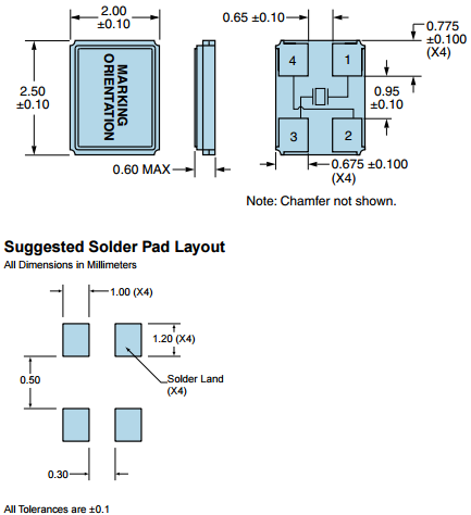 EA2025FA08-16.000M晶振,進(jìn)口無源諧振器,超小體積2520晶振