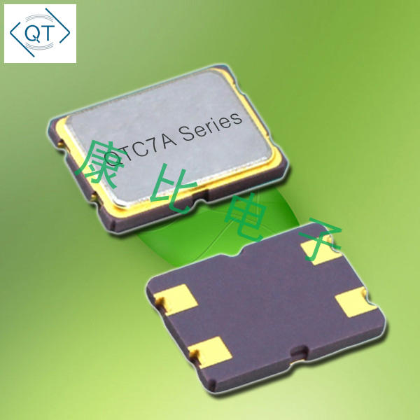 QTC7A娛樂設備晶振,QTC7A16.0000FDT1I20M,夸克四腳貼片晶振