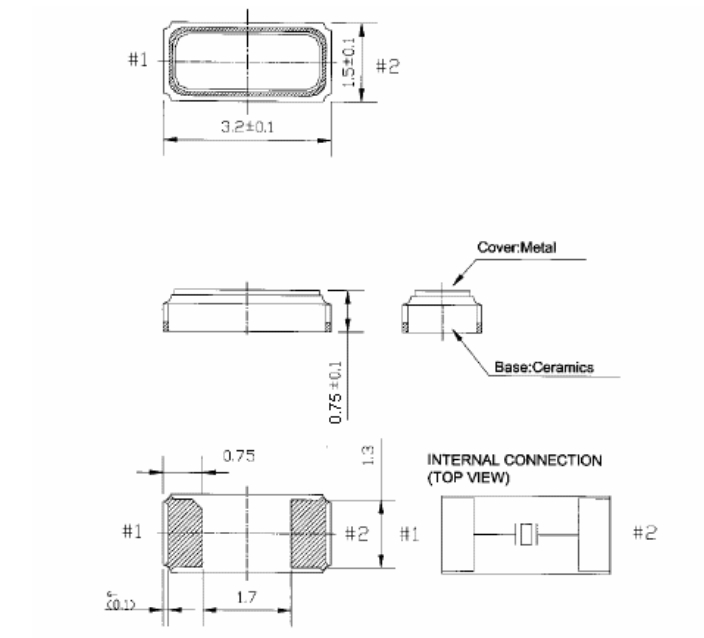 3215mm薄型晶振,TZ1006A,臺灣嘉碩晶振,32.768KHZ時鐘晶振